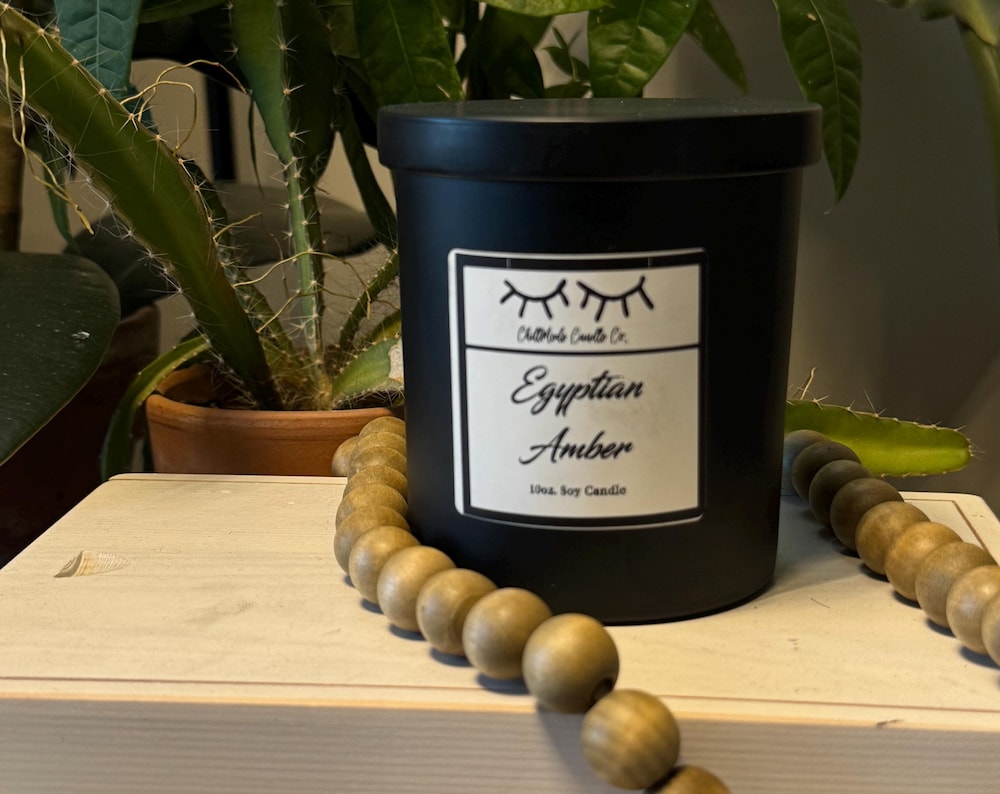 10oz. Soy Candle- EGYPTIAN AMBER