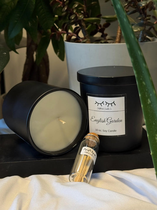 10oz. Soy Candle- English Garden